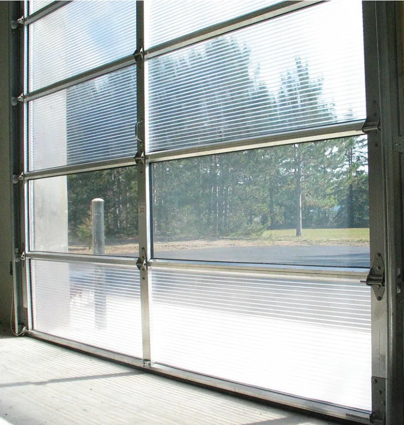 Close view of a Survivor five X-wall panel with daylight passing through